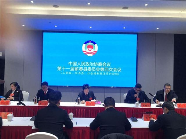 湖北蕲春县两会分组讨论政协组讨论聚焦民生